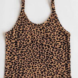 Arq leopard crop tank